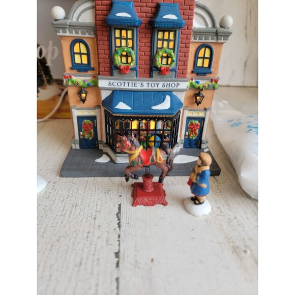 Dept 56 58871 Scottie's toy shop Village accessory Xmas - Picture 4 of 12
